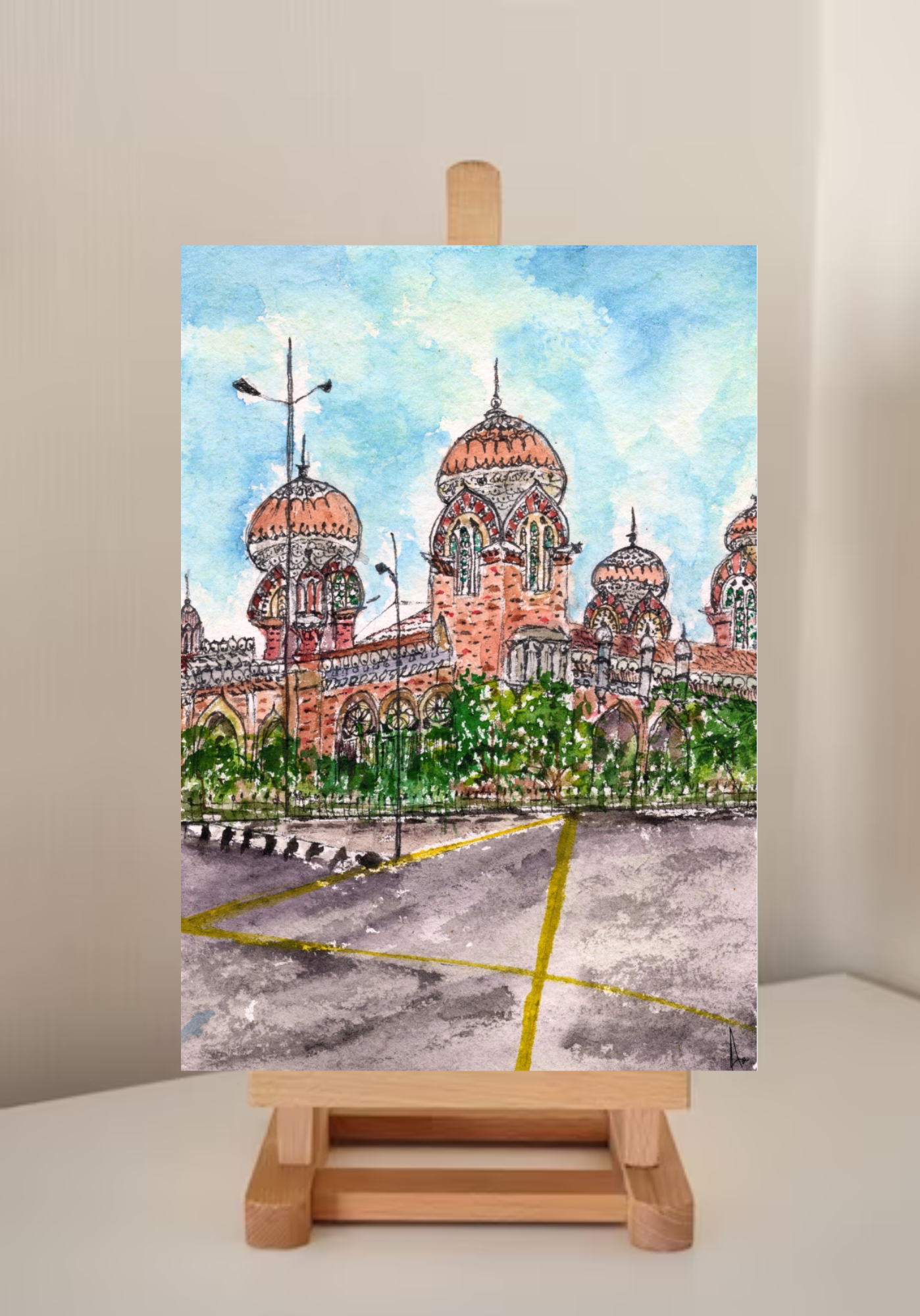 Charm of Madras University est. 1800s — A5 Art Prints by Aishwarya Ashok