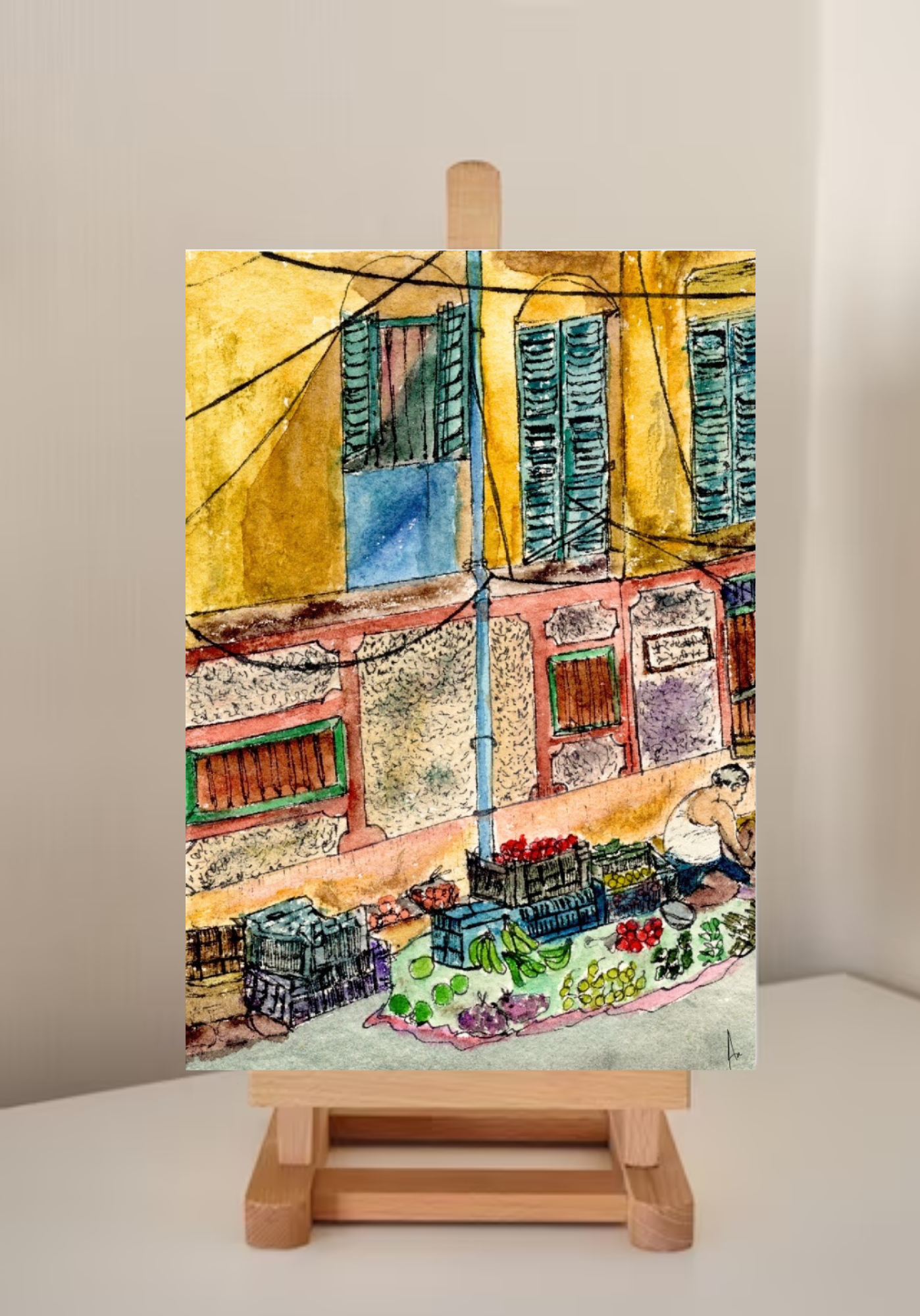 Street Markets of Calcutta — A5 Art Prints by Aishwarya Ashok