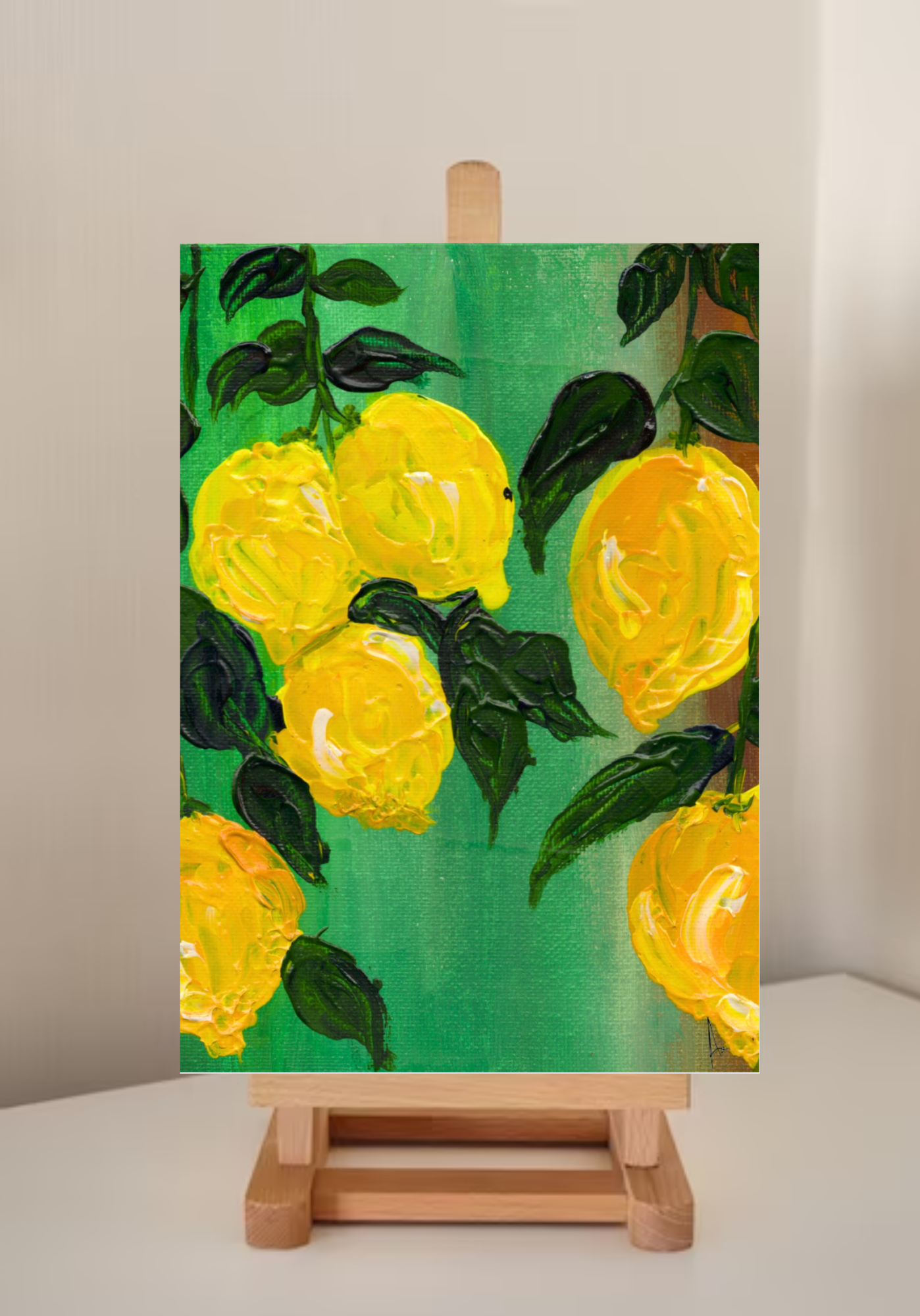 Yours Tropically, Italy, Amalfi Lemons — A5 Art Prints by Aishwarya Ashok