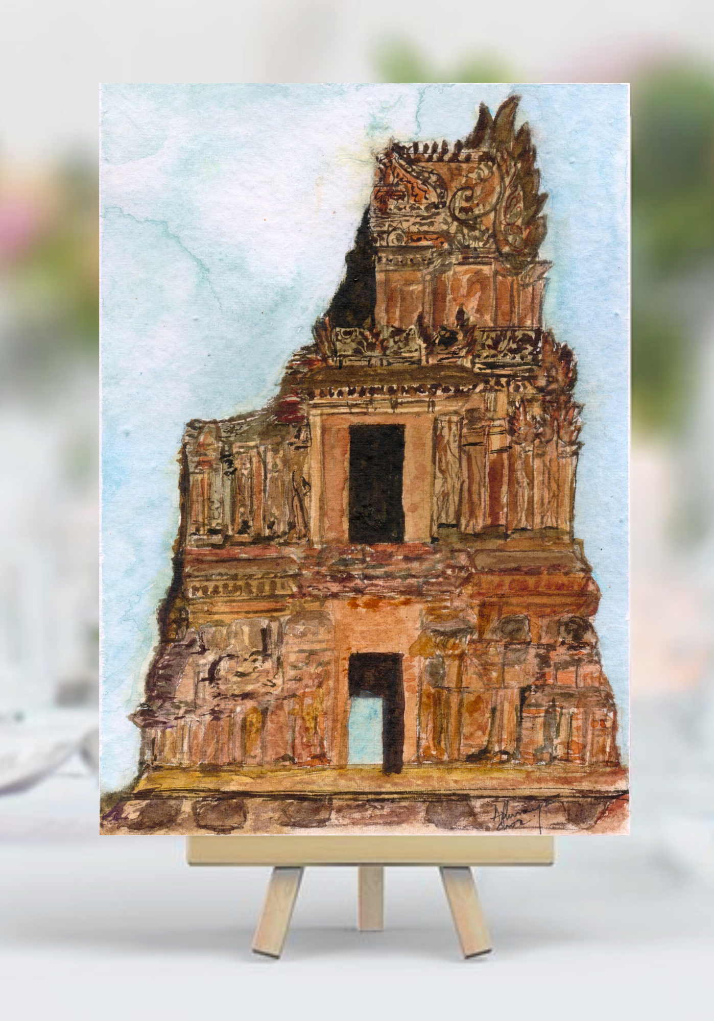 Ruins of Hampi, Vijayanagara — A5 Art Prints by Aishwarya Ashok