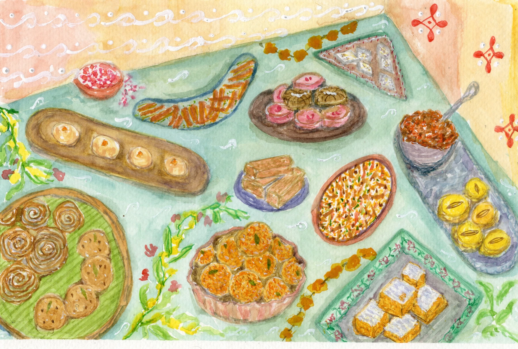 Sweet Kaaram — A5 Art Prints by Aishwarya Ashok
