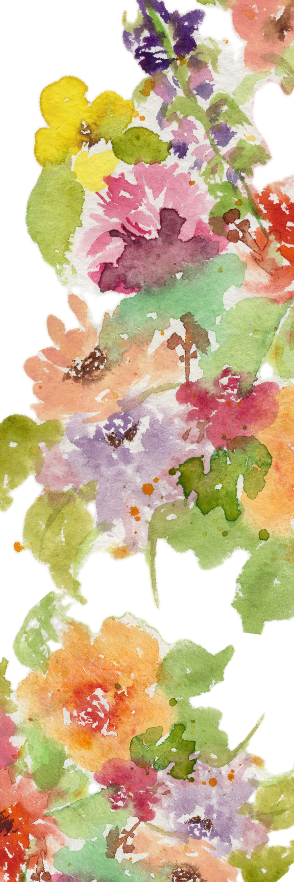Watercolour Posy — Bookmarks by Aishwarya Ashok