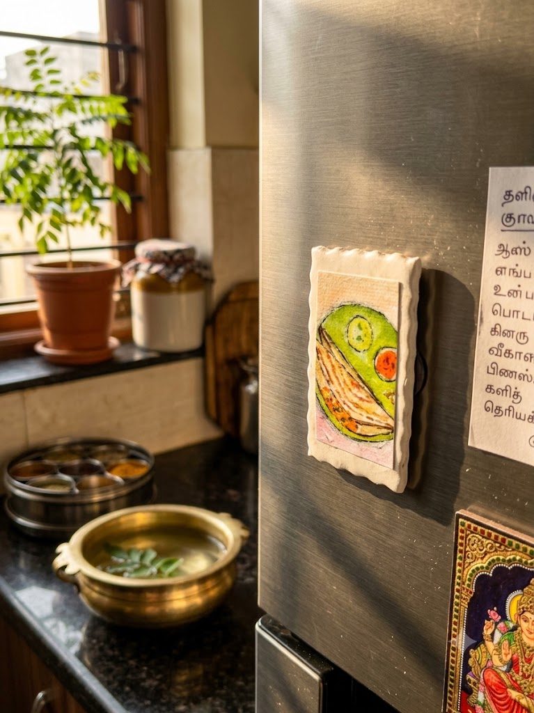 Madras - Dosai — Clay Magnets by Aishwarya Ashok