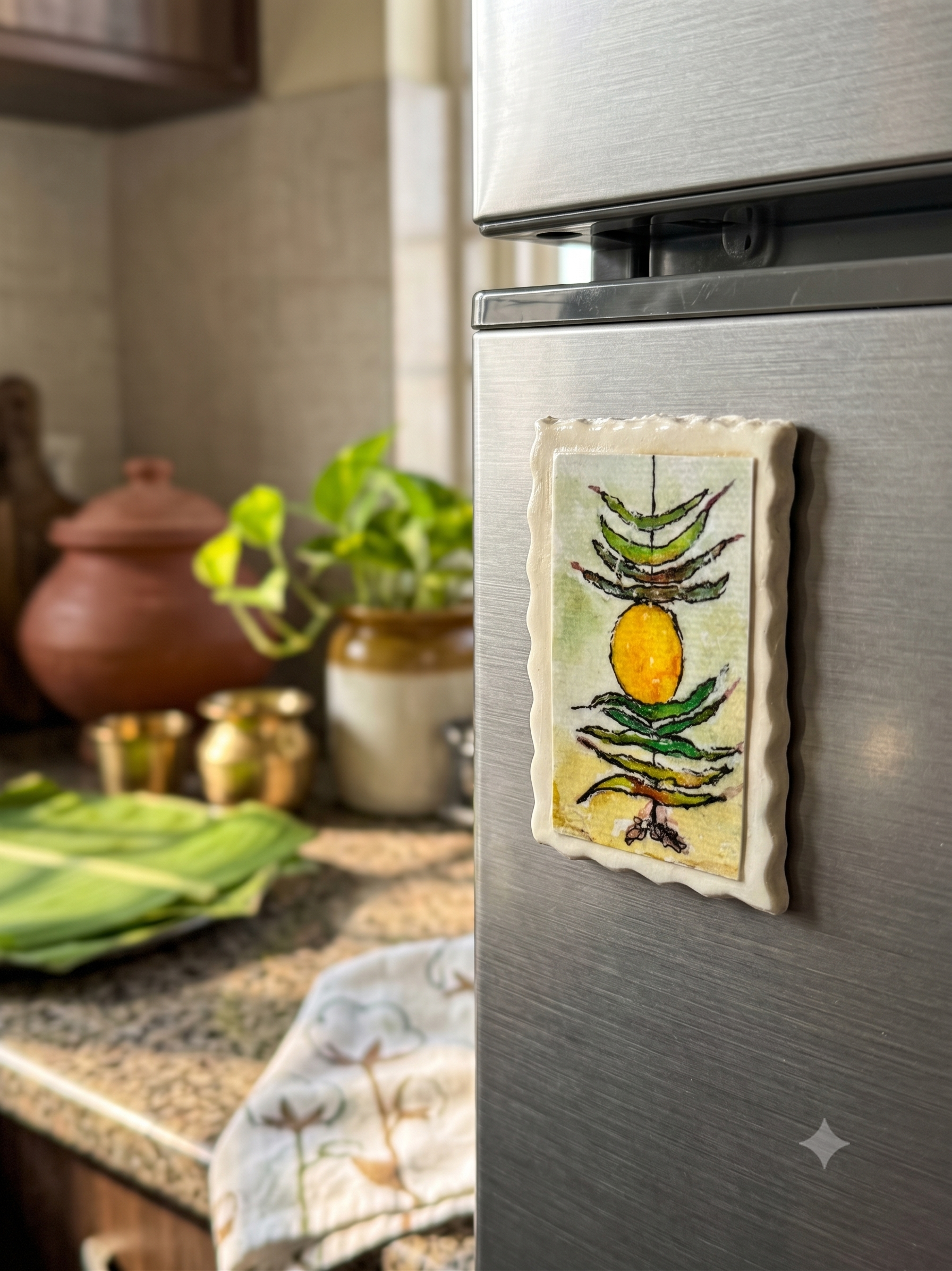 Madras - Drishti — Clay Magnets by Aishwarya Ashok